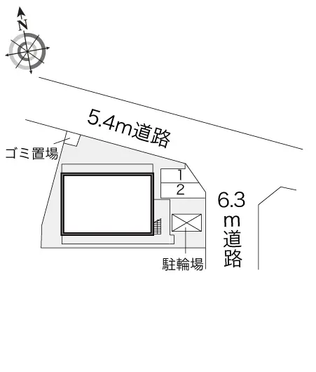 ★手数料０円★守口市暁町　月極駐車場（LP）